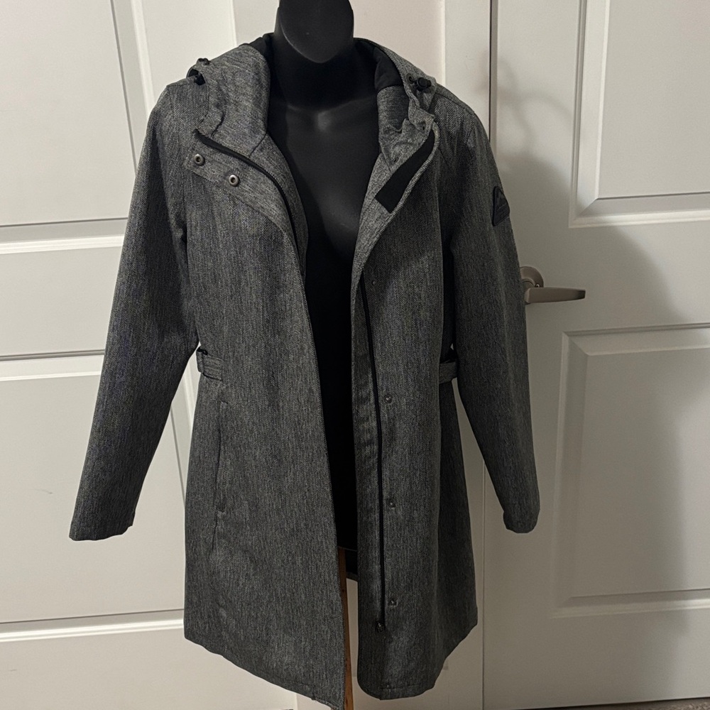 2/$50 Gotcha Glacier Women's Gray Trench Coat